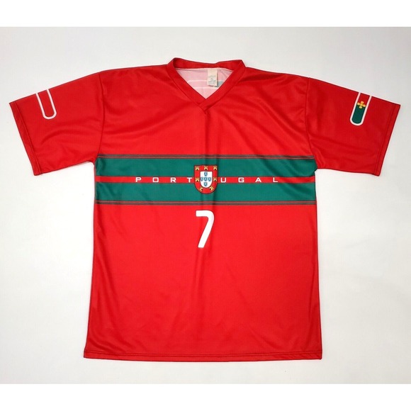 The Unbranded Brand Other - Vintage Portugal Soccer Jersey  Mens Made In Italy Football Ronaldo 7 size XL